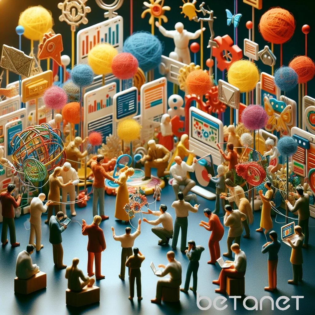Free Stock Image tiny people marveling at their collective achievements